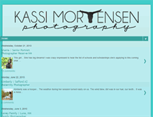 Tablet Screenshot of kassimortensenphotography.com